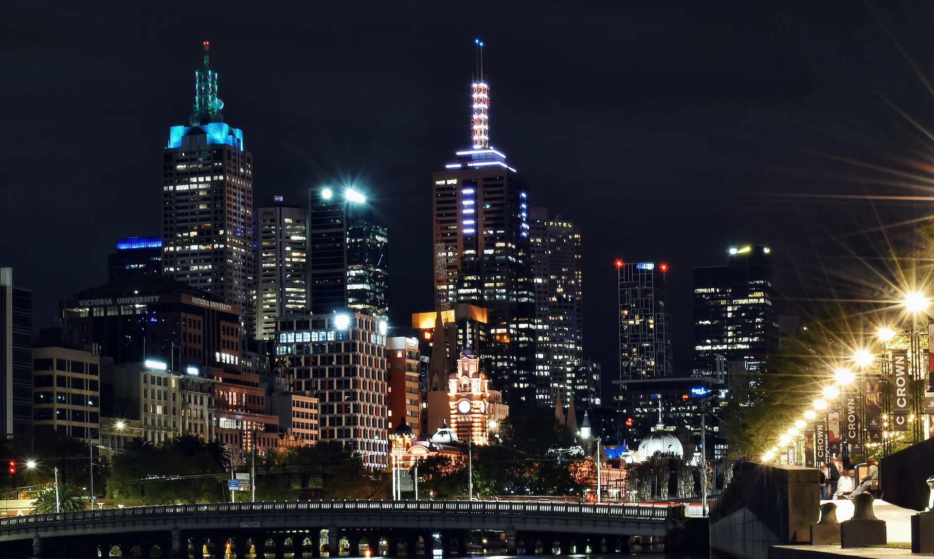 Melbourne skyline, one of the cities we operate in